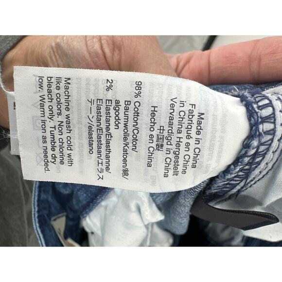 Madewell Double Pleated Wide-Leg Jeans in light wash Size 00 - Picture 6 of 6